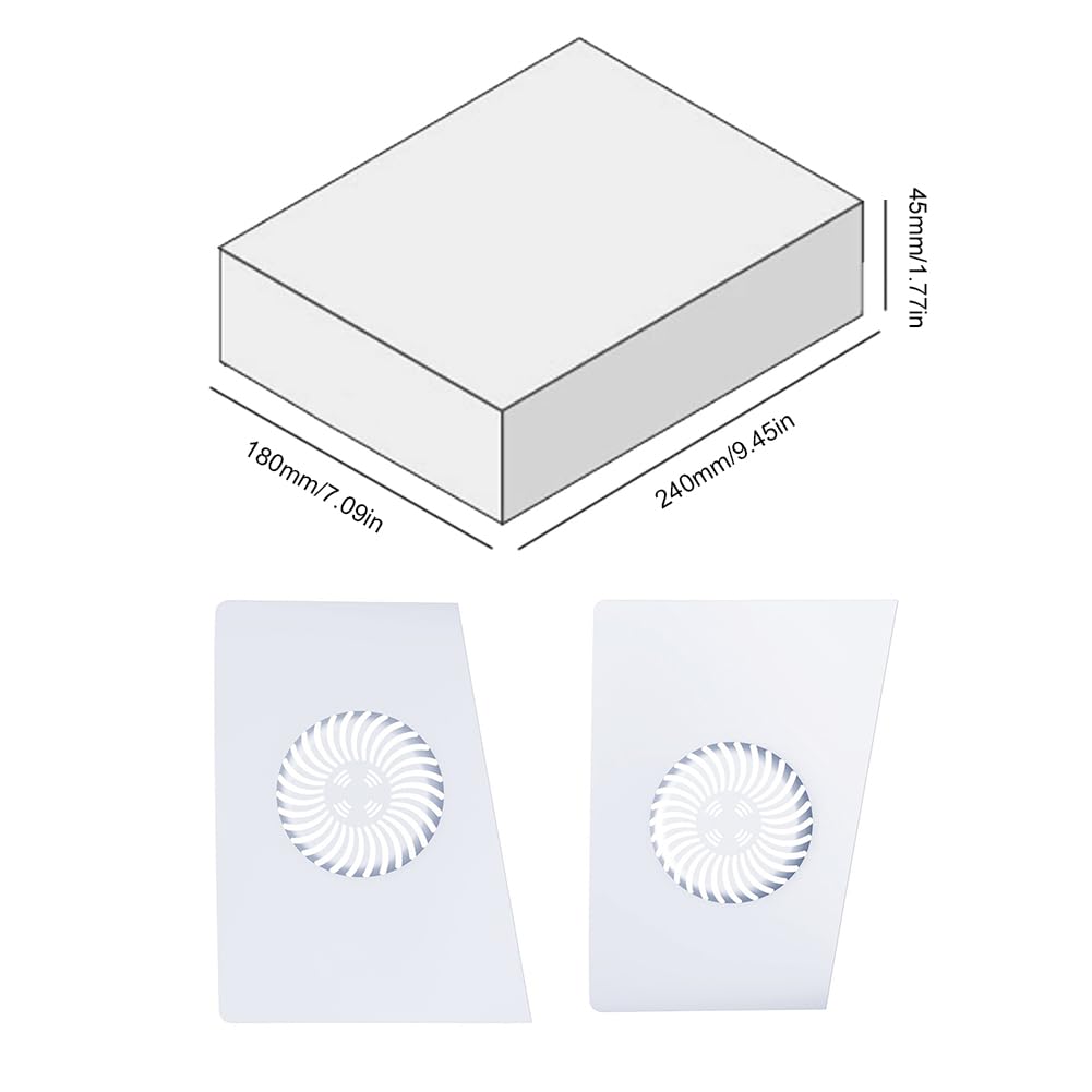 Generic Coque de protection anti-rayures avec aérations de refroidissement pour console PS5 Slim