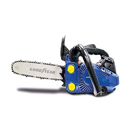 Goodyear - Tronçonneuse élagueuse thermique Lame 25cm système anti vibrations Moteur 2T 25Cm3