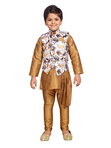 AJ DEZINES Bambini Indiani Indossare Bollywood Style Kurta Pajama Gilet per Ragazzi
