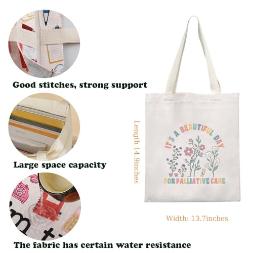 KUIYAI Hospice Nurse Appreciation Tote Bag Palliative Nurse Graduation Handbag Palliative Care Team Gift Care Giver Gift2