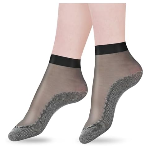 KALIONE 10 Pairs Breathable Ankle Socks Cover