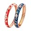 A82-2 PCS Set-Navy Blue and Red