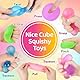 4 Stück Squishy Stressbälle Antistressball, Stressbälle Doh Fidget Cube, Regenbogen Squeeze Bälle Quetschball für Erwachsene ADHS, Angst, OCD Angst abbauen und Beruhigung