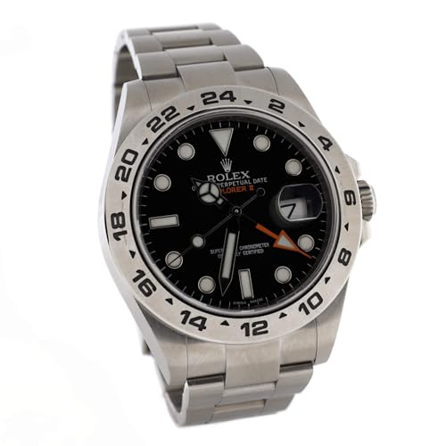 Pre-Loved Oyster Perpetual Explorer II Automatic Watch Stainless Steel 423