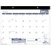 AT-A-GLANCE Monthly Desk Pad Calendar, January 2018 - December 2018, 21-3/4" x 17", Easy to Read (SKLP2432)