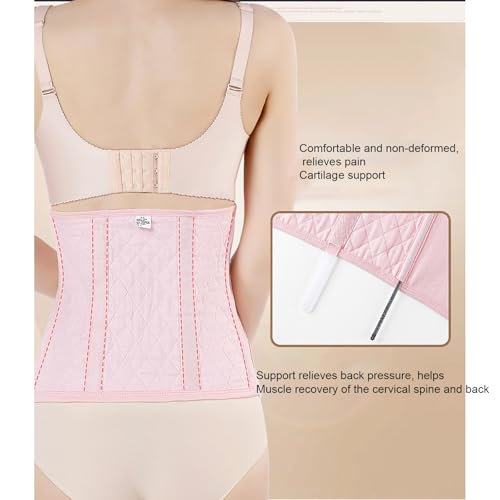 Faja postparto talla Large color Rosa ajustable para recuperación miniatura 6