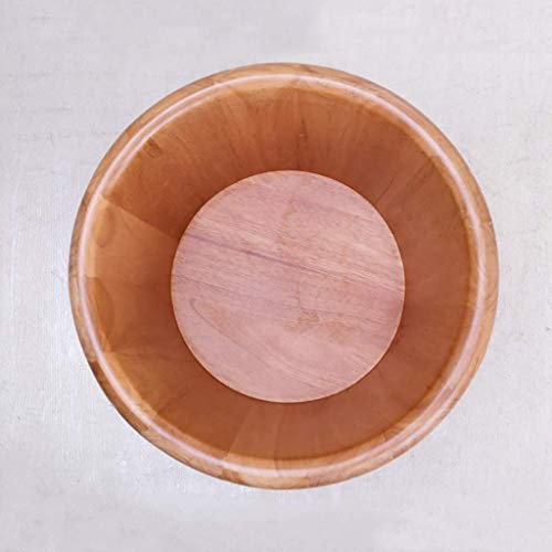 Cubeta de madera para baño de pies spa salud y relajación miniatura 4