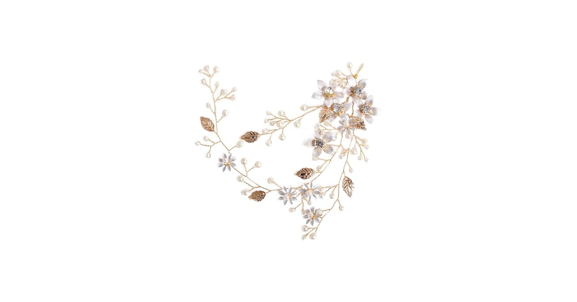 Amazon | Doyime ヘッドドレス ウェディング 花嫁 髪飾り パール