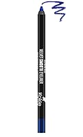 Vista 5 de Kokie Cosmetics Lápiz delineador de ojos impermeable de terciopelo suave, azul brillante, 0.042 onzas