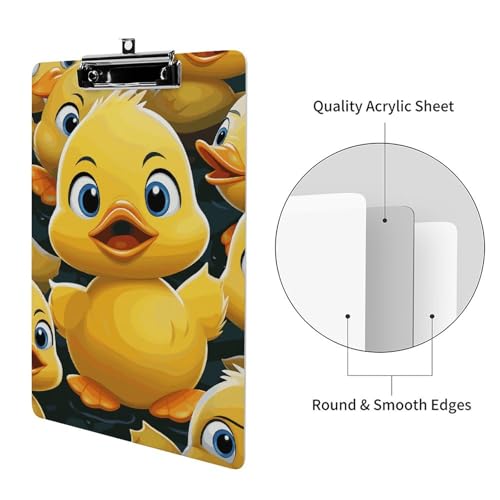 Porte-bloc acrylique décoratif canard de qualité supérieure A4 - 3