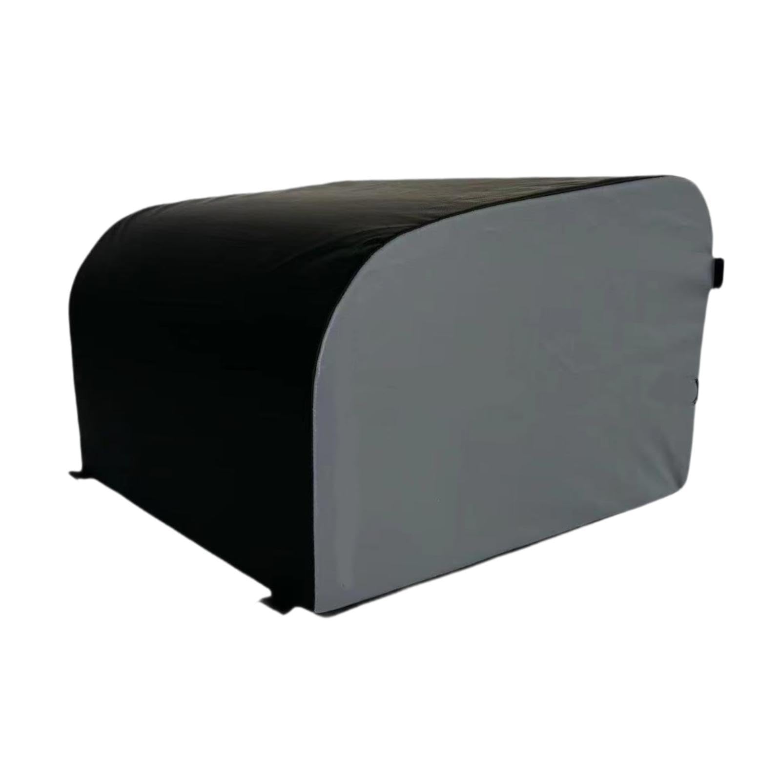 ATORSE Hip Thrust Machine Booty Workout Box Body Glute Bridge Exercise Bench Black Gray-picture-10