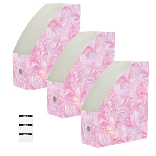 Organiseur de papier de bureau lot de 6 chemises de rangement pliables et compactes