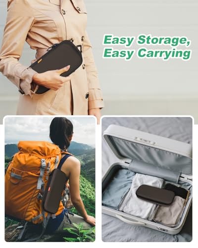 Image of Portable Stethoscope Case for 3M Littmann Classic III /Cardiology IV /MDF Acoustica Stethoscopes - Shockproof Hard Stethoscope Bag Travel Carrying Case for Medical, Nurse Accessories - Dark Brown