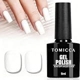 TOMICCA ジェルネイル ホワイトジェルネイル 8ml UV/LED対応 初心者＆プロ適用 ポリッシュタイプ セルフネイル