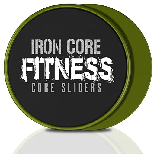 Green Camo Workout Sliders for Strength Slides Fitness & Fat Loss. The Ab Exercise Equipment for Home Used by Trainers for Full Body Training. Sliding Discs for Exercise