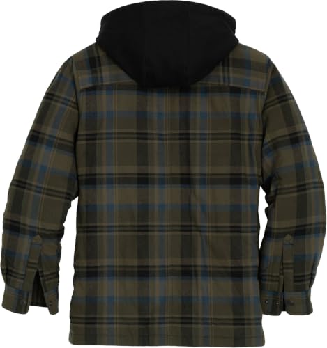 Image of Legendary Whitetails Men's Ccw Hooded Flannel Shirt Jacket Quilted Shacket