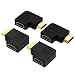 VCE 2 Combos HDMI 90 and 270 Degree Male to Female Vertical Flat Adapter