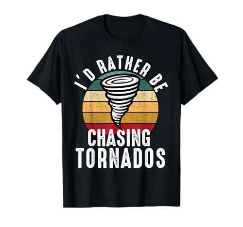 Tornado Chaser Storm Chasing Uomini Donne Bambini Tornado Amante Maglietta