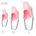 Anti Bite Duck Mouth Shape Dog Mouth Covers Anti-Called Muzzle Masks Pet Mouth Set Bite-Proof Silicone Material (Pink, S)