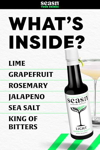 Image of Seasn LIGHT Cocktail Bitters - 0% ABV, Green & Zesty, Vegan & Sugar Free, 150ml