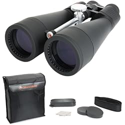 Celestron 71018 SkyMaster 20x80mm Porro Prism Binoculars with Multi-Coated Lens, BaK-4 Prism Glass and Carry Case, Black