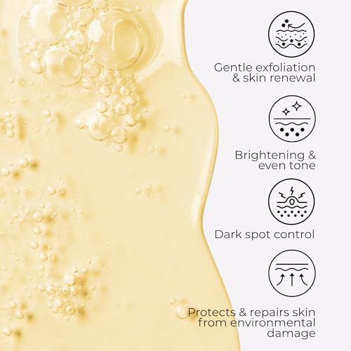 Image of THE FACECRAFT PROJECT Vitamin C Gentle Exfoliate Serum for Unisex Adults, All Skin Types, Lightweight & Non-Greasy Feel, Daily Use for Hydration, Skin Renewal & Brightening (30ml)