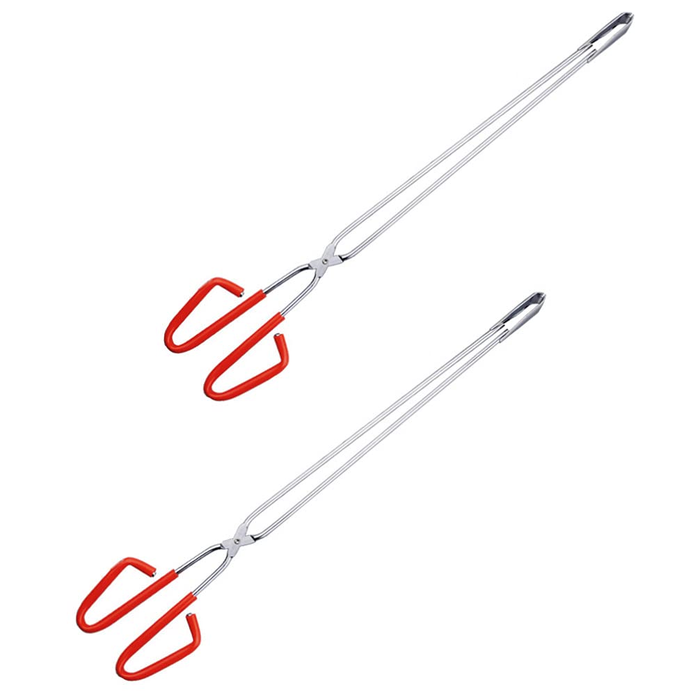 Buy YARNOW Stainless Steel Scissor Tongs 21 Pick Up Stick Grabber