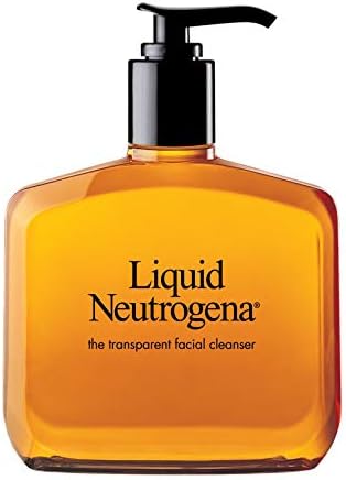Neutrogena Liquid Fragrance-Free Gentle Facial Cleanser with Glycerin, Hypoallergenic & Oil-Free Mild Face Wash Unscented, 8 Fl Oz