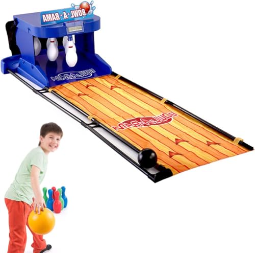 XUXIAO Faltbares Elektronisches Bowlingbahn-Spiel 2M