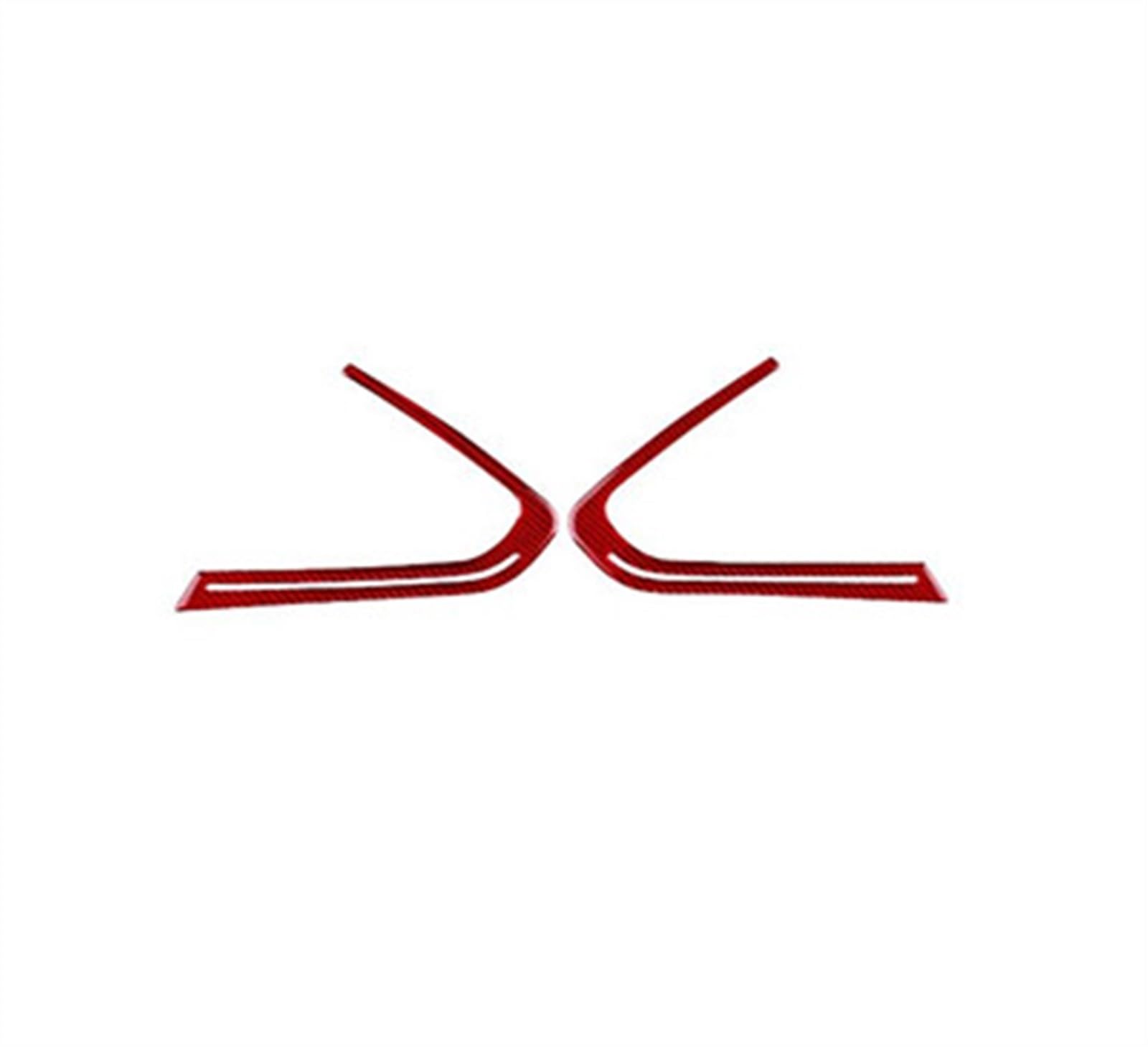 Real Carbon Fiber Car Door Speaker Cover Audio Frame Sticker for Z4 G29 2019 2020 2021 2022 2023 Anti-dust(Red Carbon)