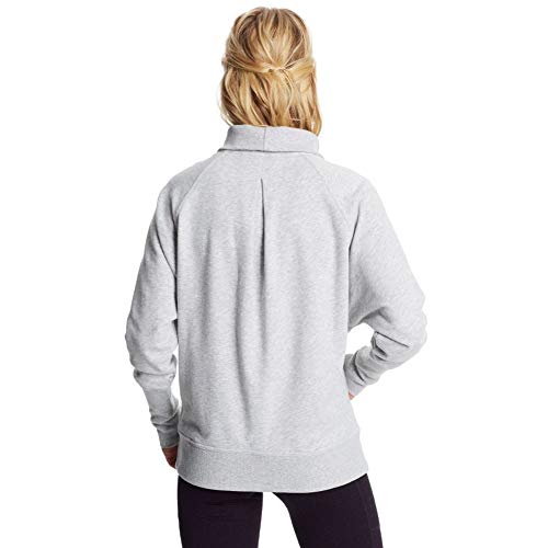 C9 Champion Women's Long Sleeve French Terry Top, Heather Gray, L