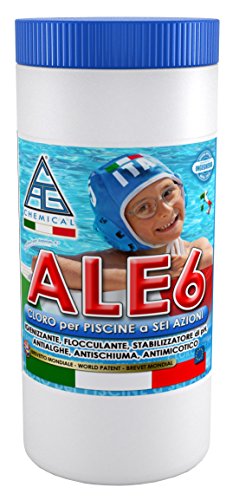 C.A.G Chemical 6A0014 ALE6 Cloro, Pastiglioni da 200 Grammi a Lento Scioglimento