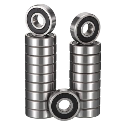 Rodamientos 604-2RS de acero cromado con doble sello de goma 4x12x4mm