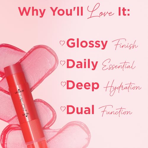 Image of ME-ON Juicy Lips Duo | pH Lip Balm + Lip Oil Combo | Hydrating & Nourishing | Non-Sticky Gloss | For Dry & Chapped Lips | Soft, Glossy Finish | Travel-Friendly Lip Care (6.1 gm, Strawberry)