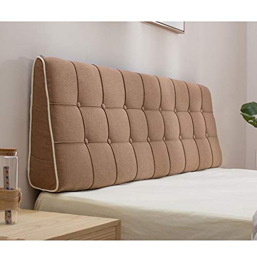 DWWSP Bedside Cushion Fabric Removable And Washable Large Backrest Pillow Bed Breathable Large Backrest (Color : C, Size : 200 * 50cm)