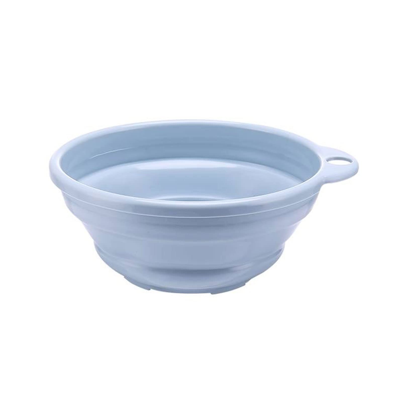 JINGYAN Collapsible washing up Bowls Household Folding Wash Basins Portable Round Multipurpose Collapsible Water Bucket Clean Washbasin for Travel(Blue)