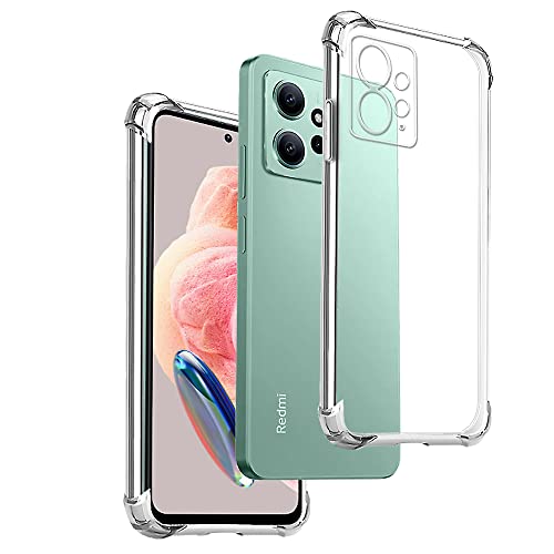 Funda Anti-Shock Gel Transparente para XIAOMI REDMI Note 12 4G, Ultra Fina 0,33mm, Esquinas Reforzadas, Silicona TPU de Alta Resistencia y Flexibilidad