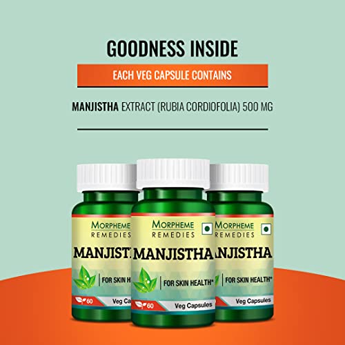 Morpheme Remedies Manjistha Extract - 500 mg (60 Capsules) - Image 8