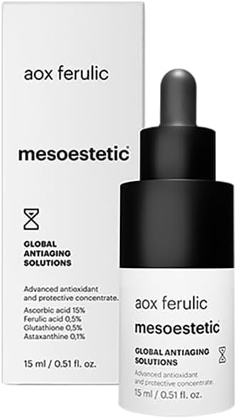 Mesoestetic AOX Ferulic Antioxidant anti-aging serum, 15 ml, met glutathion en astaxanthine