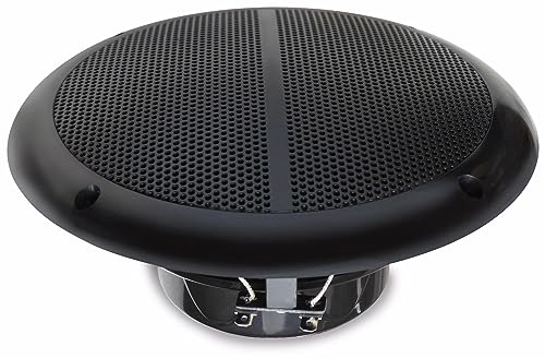 Kenford Marine 207311 - Coppia Altoparlanti Da Incasso 165 Mm, 50W, Impermeabili, Per Bagno, Piscina, Esterni - Nero