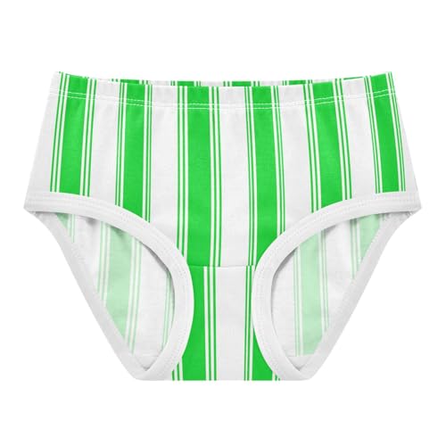 Green White Stripe Toddler Girls's Underwear 2T 2300878