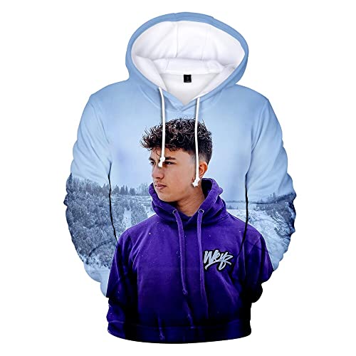 YIJIANKUANFAN Inoxtag Michou Sweat à capuche 3D pour femme et homme, style 6, M Cover