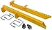 JEGS Universal Leaf Spring Traction Bars | Yellow Powder Coat Finish | 1 Pair Per Package | Rubber Snubbers | Includes Mounting Hardware