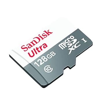 SanDisk Cartão microSDXC Ultra SDSQUNS-128G-GN6MN 128GB 80MB/s UHS-I Classe 10