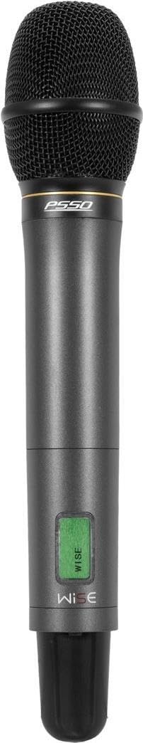 PSSO Wise Dynamisches Funkmikrofon 823-832/863-865MHz | Handmikrofon mit PLL-Multifrequenz-Sender