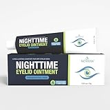 NOVEHA NIGHTTIME Eyelid Ointment Night Gel For Dry Eye Relief | Long Lasting Moisturizer Preservative Free | Moisturizing Cream for Night, External Use Only | 0.35 Oz / 10 gr