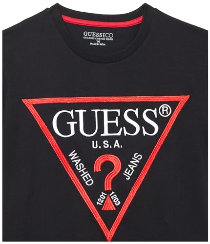 GUESS Boys' Triangle Logo T-Shirt2