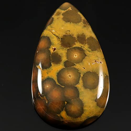 Jaspe océanique cabochon idéal pour méditation et création de pendentif zen - 2
