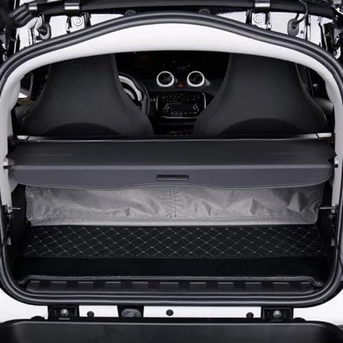 Cubierta de carga retráctil e impermeable para Smart fortwo 2015-2020 5