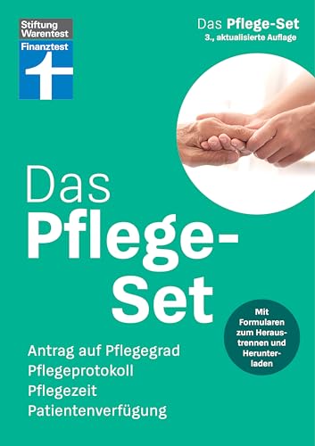 Das Pflege-Set – Schritt-für-Schritt-Anleitung, Spartipps, mit Formularen zum Herausnehmen und Herunterladen: Antrag auf Pflegegrad, Pflegeprotokoll, Pflegezeit, Patientenverfügung Das Pflege-Set – Schritt-für-Schritt-Anleitung, Spartipps, mit Formularen zum Herausnehmen und Herunterladen: Antrag auf Pflegegrad, Pflegeprotokoll, Pflegezeit, Patientenverfügung